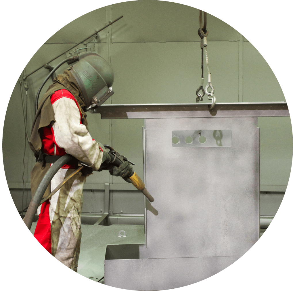 Shot Blasting and Protective Coating Application